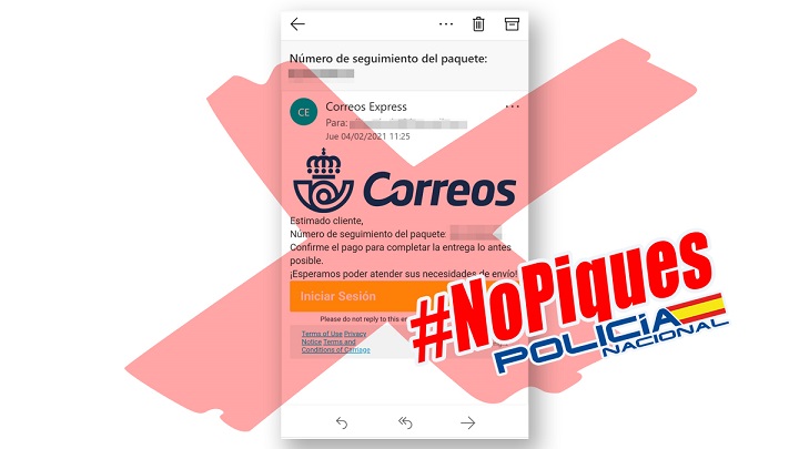 Imagen - Cuidado con el falso correo de Correos Express