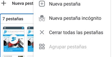 Imagen - Cómo usar los grupos de pestañas en Chrome para Android
