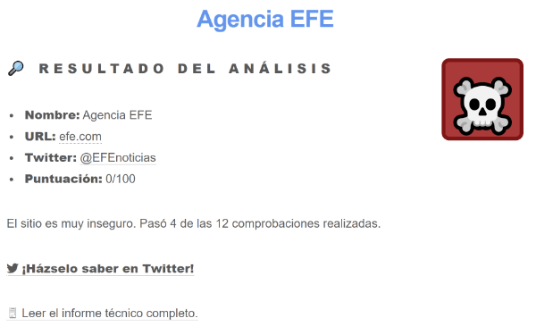 Imagen - Solo 5 webs públicas de España son seguras