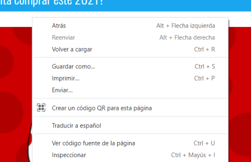 Imagen - Chrome añade la opción para crear un código QR de una URL
