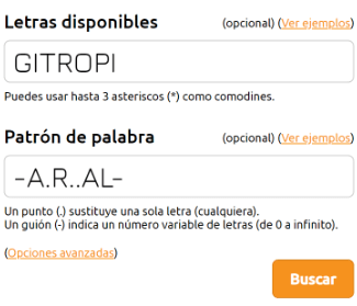 Imagen - WORdER, busca palabras para Apalabrados