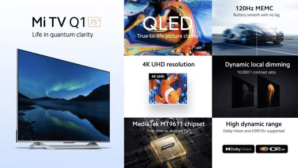 Imagen - Xiaomi Mi TV Q1: especificaciones y precio