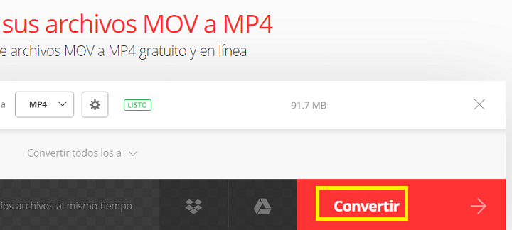 Imagen - Cómo convertir vídeo a mp4