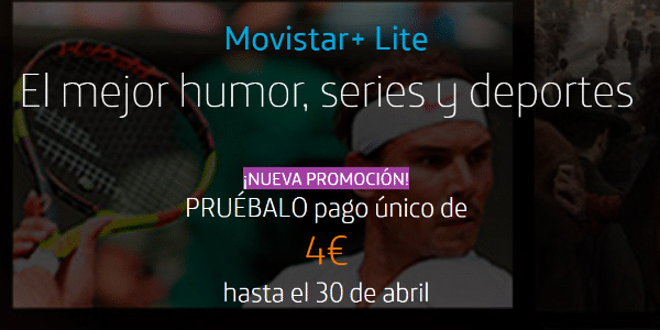 Imagen - Movistar+ Lite por 4 euros: nueva promoción