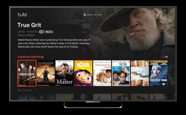 Imagen - Tubi, el &quot;Netflix&quot; que ofrece películas y series gratis