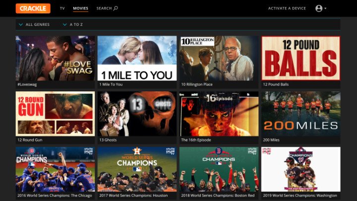 Imagen - Crackle, así puedes ver películas y series de Sony gratis