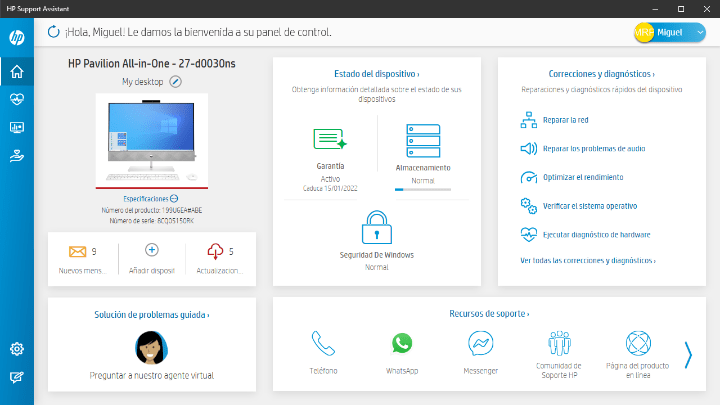 Imagen - HP Pavilion All-in-One 27, análisis con opinión y precio