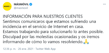 Imagen - MásMóvil caído: ¿qué hacer cuando pasa?