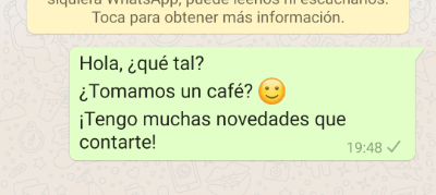 Imagen - Cómo escribir mensajes de más de una línea en WhatsApp