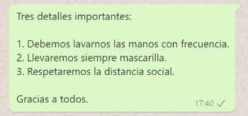 Imagen - Cómo escribir mensajes de más de una línea en WhatsApp