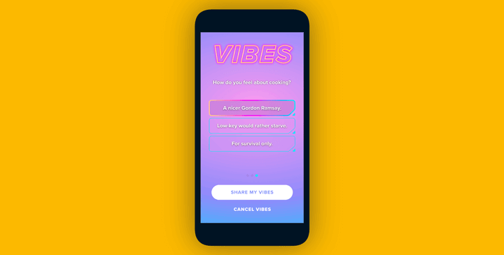 Imagen - Tinder Vibes: muestra tus gustos mediante un cuestionario