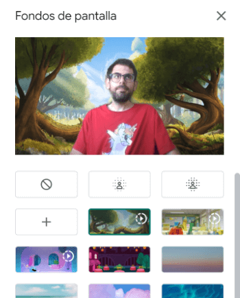 Imagen - Google Meet ya permite poner fondos como Zoom