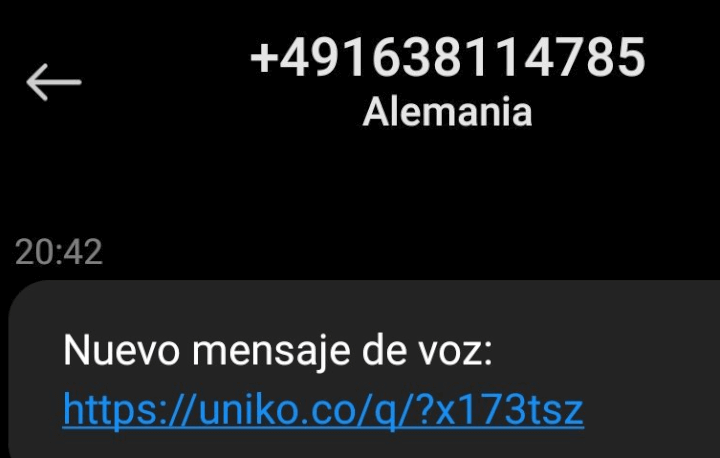 Imagen - Nuevo mensaje de voz de Uniko, &iquest;es fiable?