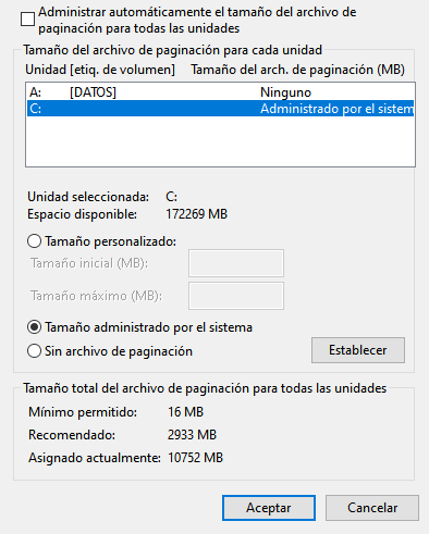 Imagen - Archivo de paginación de Windows: qué es y para qué sirve