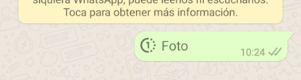 Imagen - WhatsApp: cómo enviar fotos que se pueden ver una sola vez