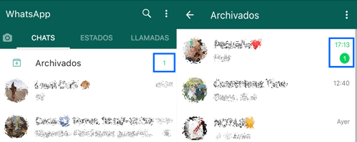 Imagen - Cómo funciona el nuevo &quot;Archivados&quot; de WhatsApp