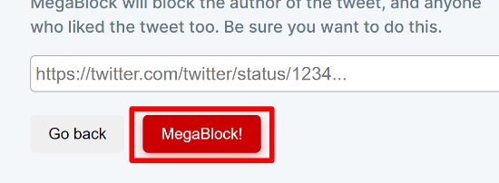 Imagen - Bloquea un tweet, su autor y sus likes