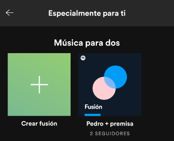 Imagen - Cómo crear fusiones de Spotify Blend