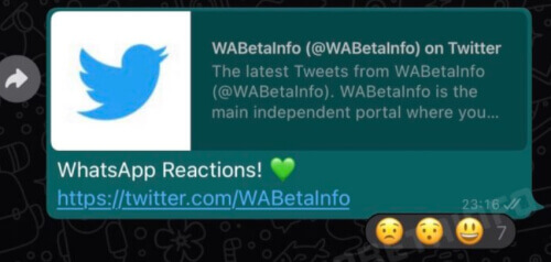 Imagen - Reacciones en WhatsApp: nuevos detalles