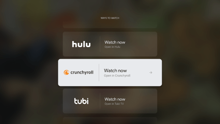 Imagen - Google TV añade el servicio de streaming Crunchyroll