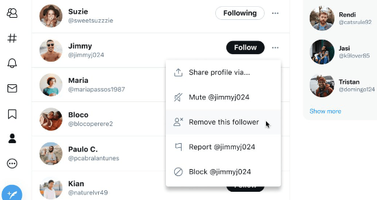 Imagen - Twitter dejará eliminar seguidores sin bloquear