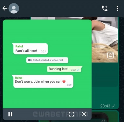 Imagen - WhatsApp beta mejora el modo PiP