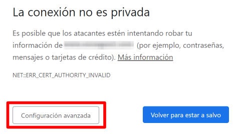 Imagen - &quot;La conexión no es privada&quot;: qué es y cómo solucionarlo