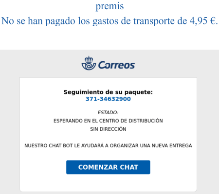 Imagen - Correos: &quot;No se han pagado gastos de transporte&quot;, ¿es real?