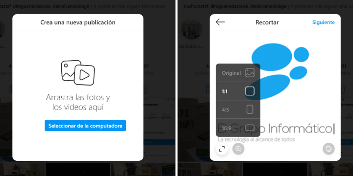 Imagen - Instagram ya deja subir fotos a Instagram desde el ordenador