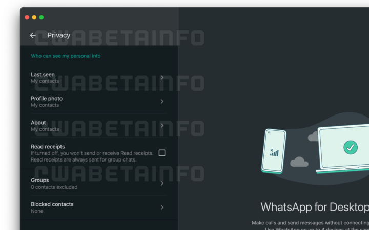 Imagen - WhatsApp para PC dejará cambiar las opciones de privacidad