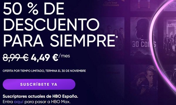Imagen - Black Friday en HBO Max, Disney+, Filmin y Movistar+ Lite