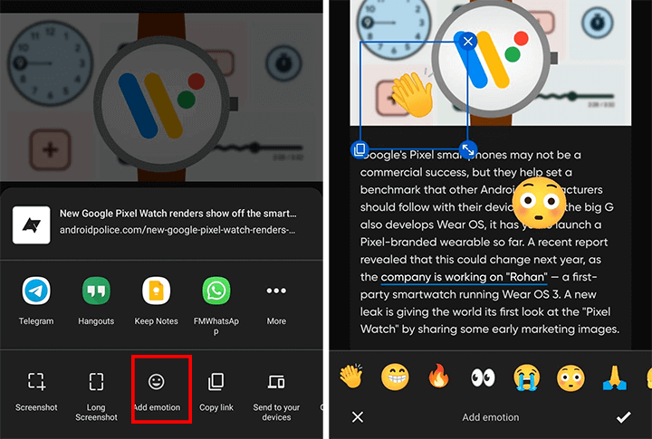 Imagen - Google Chrome añadirá reacciones a las capturas