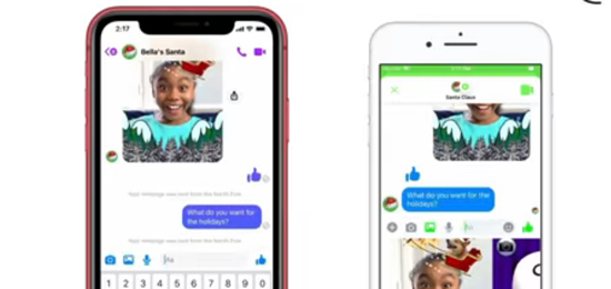 Imagen - Facebook Messenger se actualiza por Navidad: filtros y m&aacute;s