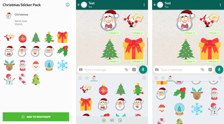 Imagen - 12 packs de stickers de Nochebuena/Navidad 2022 en WhatsApp