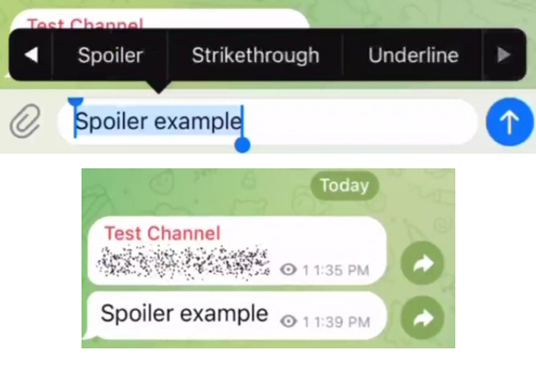 Imagen - Telegram permitirá ocultar &quot;spoilers&quot;