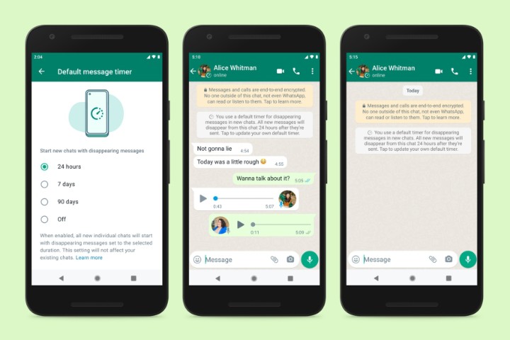 Imagen - WhatsApp mejora los mensajes temporales: grandes novedades