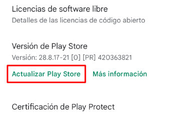 Imagen - Google Play Store y Services se actualizan