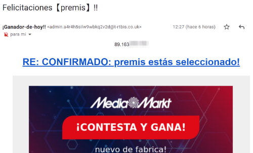 Imagen - Samsung TV gratis en MediaMarkt : &iquest;es real el email?
