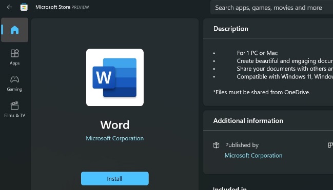 Imagen - Office ya se puede instalar individualmente desde la Store