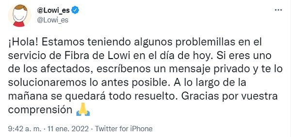 Imagen - Lowi no funciona: el operador está caído para muchos