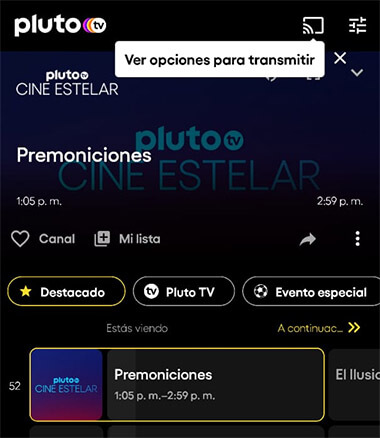 Imagen - Cómo ver Pluto TV en Chromecast