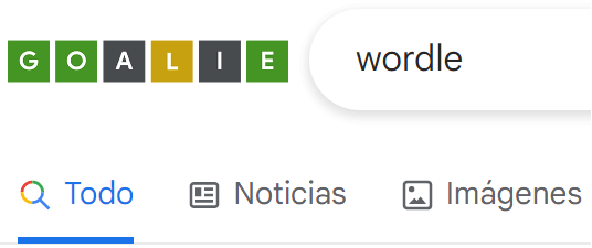 Imagen - Wordle: Google homenajea el juego con un huevo de pascua