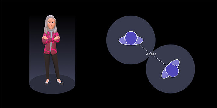 Imagen - El metaverso establece una distancia de espacio personal
