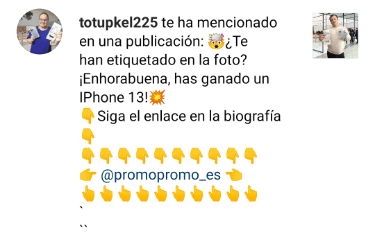 Imagen - Cuidado si has ganado un iPhone en Instagram: es una estafa