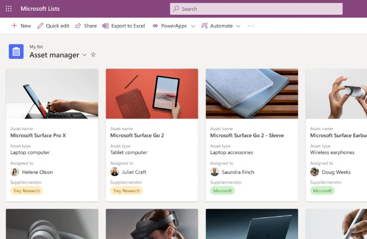 Imagen - Office a&ntilde;ade una nueva app: Lists