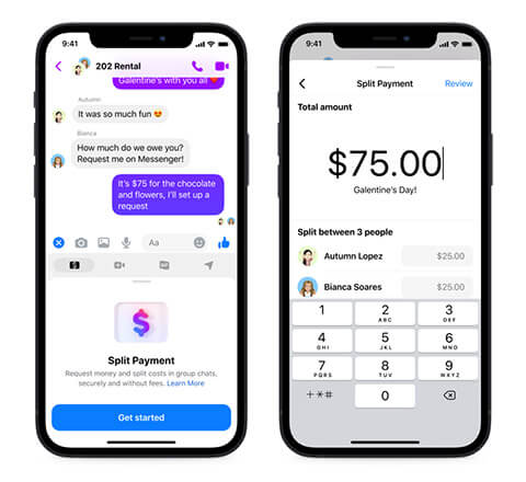 Imagen - Los pagos compartidos de Facebook Messenger llegan a EE.UU