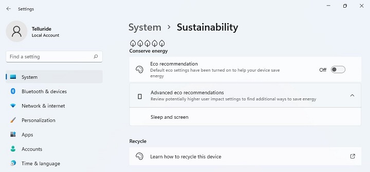 Imagen - Windows 11 te dirá si tu PC es ecológico y cuánto consume