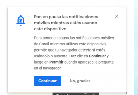 Imagen - Gmail pausar&aacute; las notificaciones del m&oacute;vil al usarlo en PC