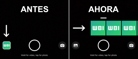 Imagen - WhatsApp para iOS recupera la galer&iacute;a en la c&aacute;mara de fotos