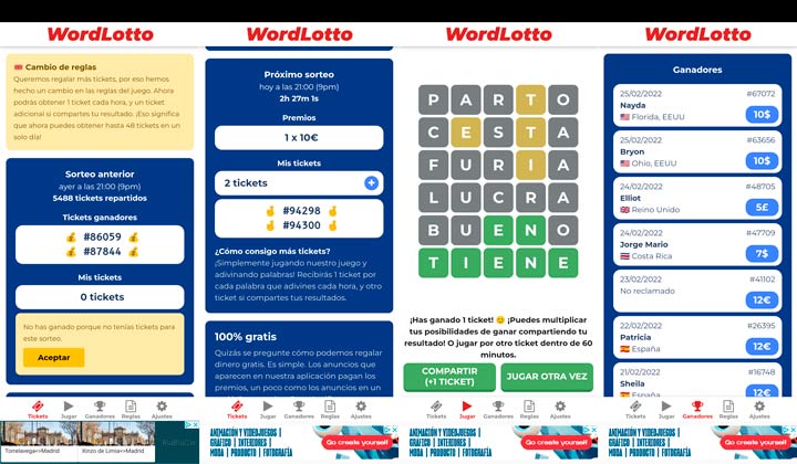 Imagen - WordLotto, el Wordle con el que puedes ganar dinero gratis